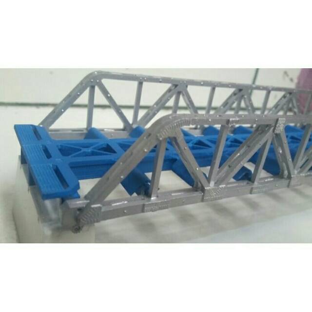 miniatur jembatan kereta skala HO 1/87, malang kota lama mang irin