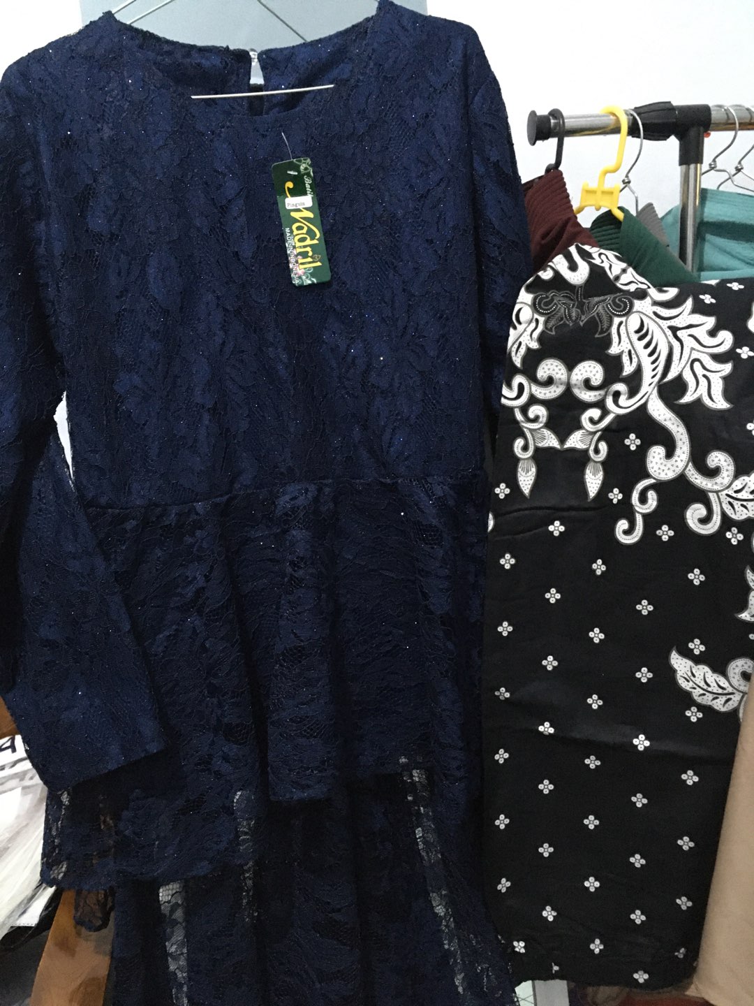 ( Termurah + Ada Anak ) Batik Couple Pinguin Brokat Barina Gurita Estetik