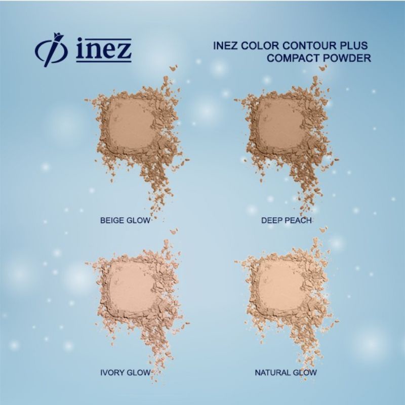 (KACA) Inez Color Contour Plus Compact Powder 12g