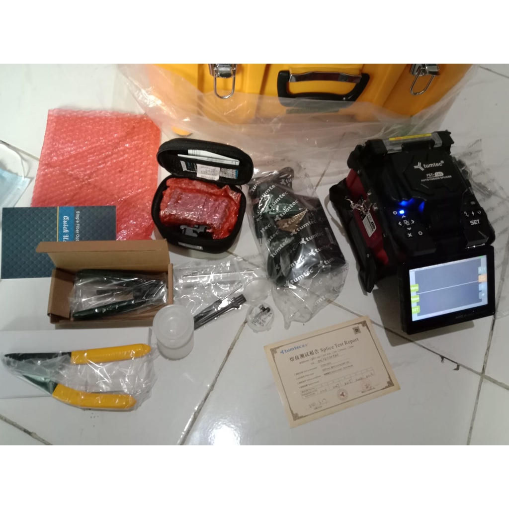 Splicer Tumtec 16S/Fusion Splicer Tumtec FST-16s/Alat Sambung FO FTTH