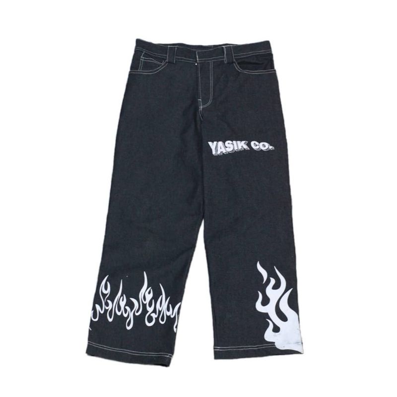 CARPENTER DENIM FIRE WHITE YASIK.CO ORIGINAL LOKAL PRODUK