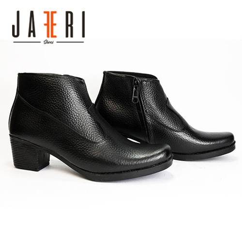 AnjayMalang SEPATU KULIT PDH SUS HITAM UNTUK WANITA BAHAN KULIT SAPI ASLI COCOK UNTUK KERJA ATAU