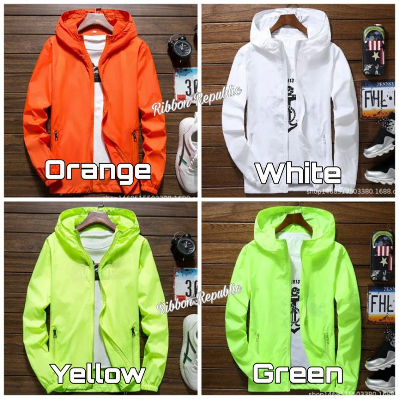 Jaket JUMBO Big Size 5XL 6XL 7XL Windbreaker Sport Jacket Olahraga Sepeda Lari Pria Wanita Man Woman-2