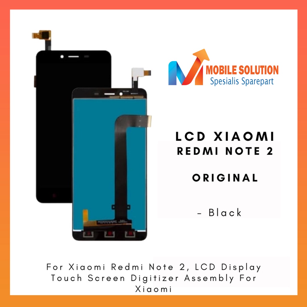 Grosir LCD Xiaomi Redmi Note 2 ORIGINAL 100% Fullset Touchscreen Garansi 1 Bulan + Packing / Bubbel