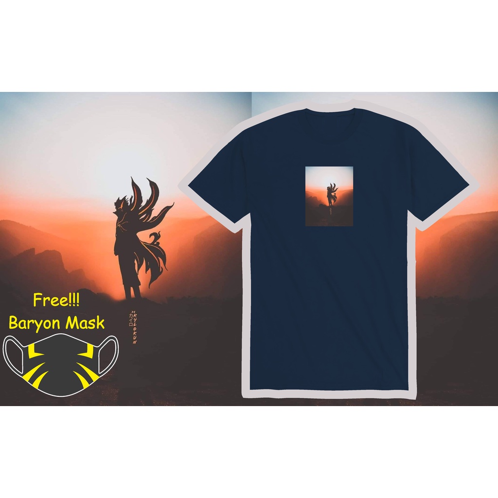KAOS NARUTO BARYON MODE / TSHIRT NARUTO BARYON MODE / BISA COD