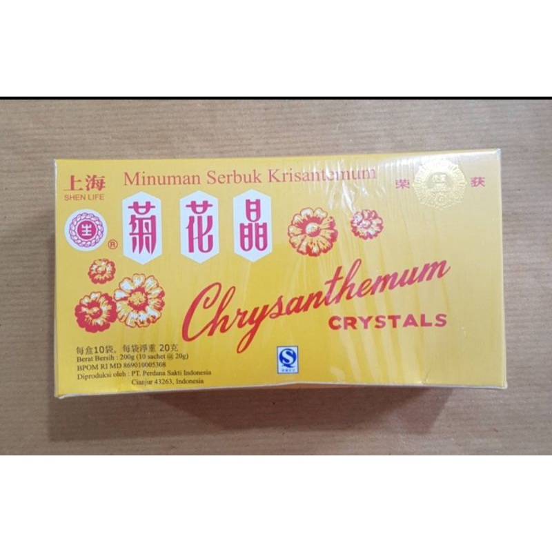 

Teh Chrysanthemum Crystal Instant Shanghai isi 10 bks