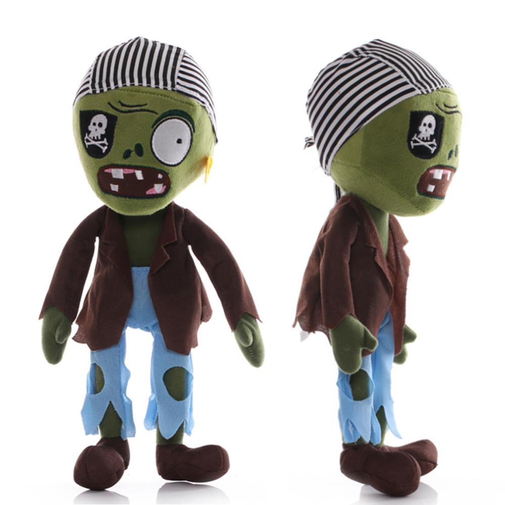 Timekey 30cm Game Plant VS. Mainan Boneka Stuffed Plush Kartun Zombies PVZ Lembut Untuk Hadiah Natal Anak G6H6