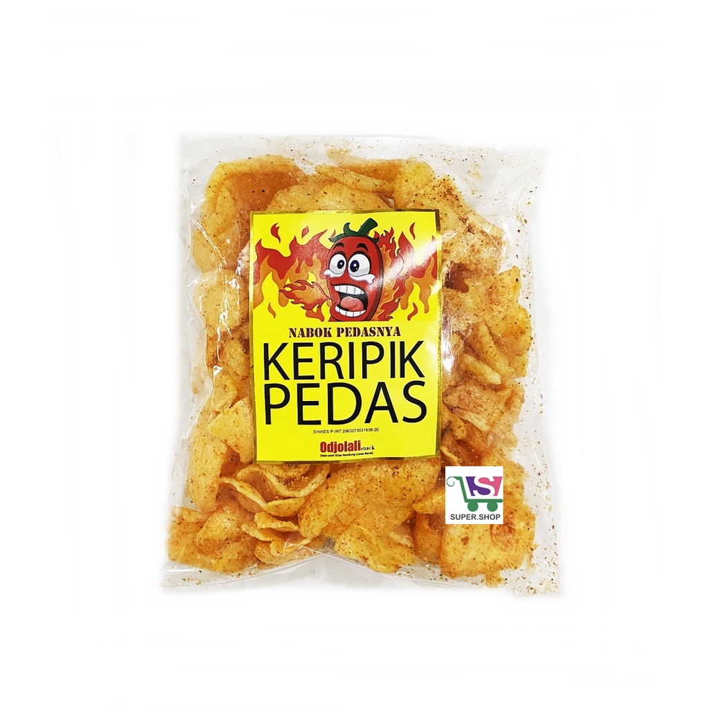 Odjolali Kerupuk Seblak Pedas Oren 90 Gram