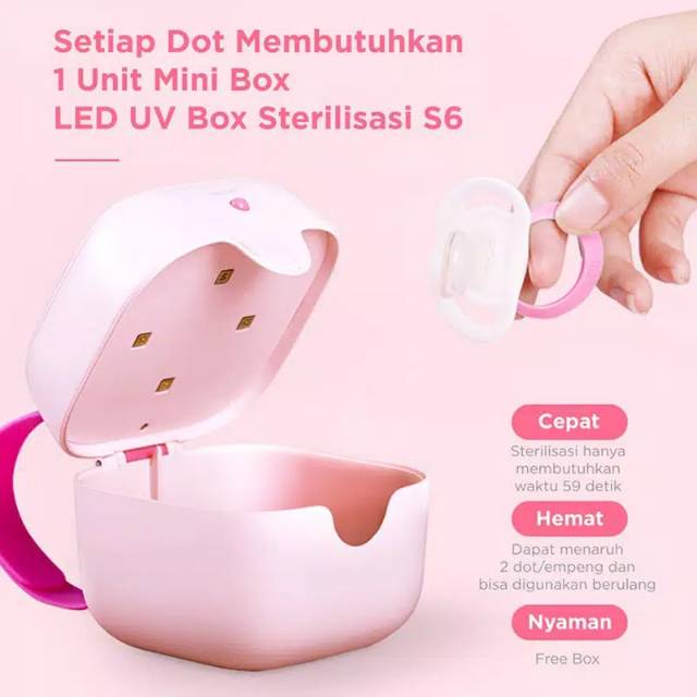 59S UVC LED Mini Sterilizing Box Boks Sterilizer Mini