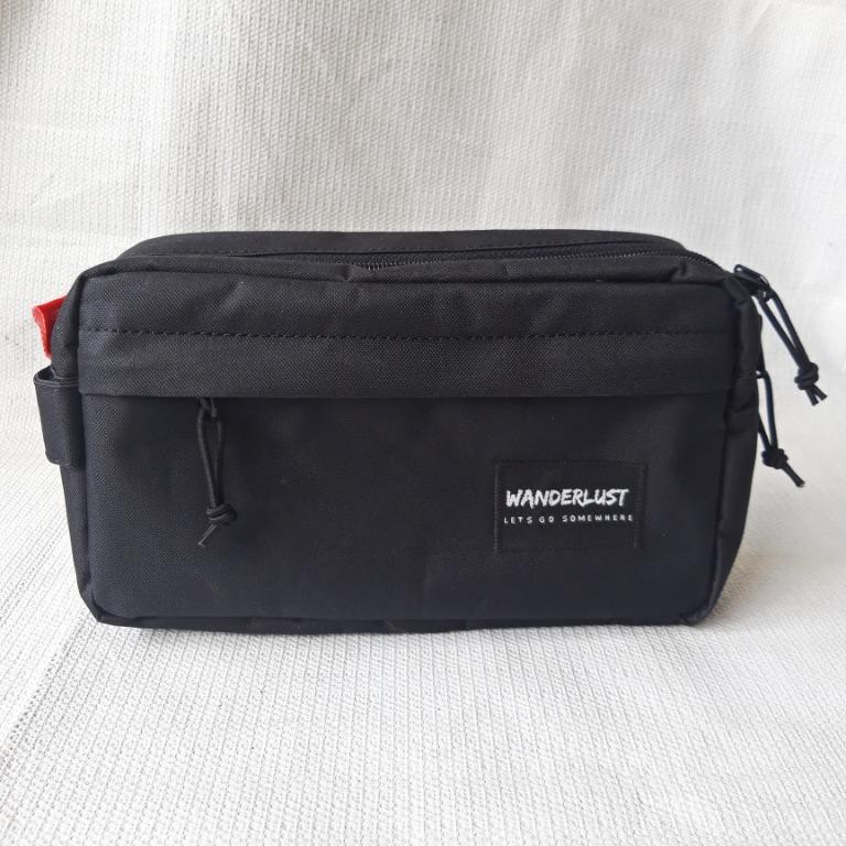 Tas Pouch Wanderlust Onrust Hitam