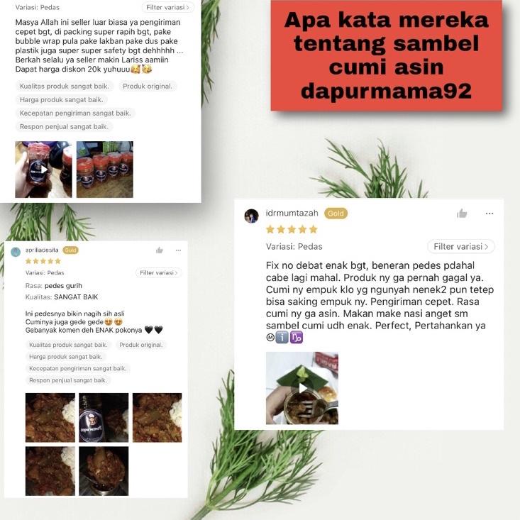 

Trending⚡ Sambal cumi asin pedas sambel rumahan/sambel enak (Best seller) #DISKON