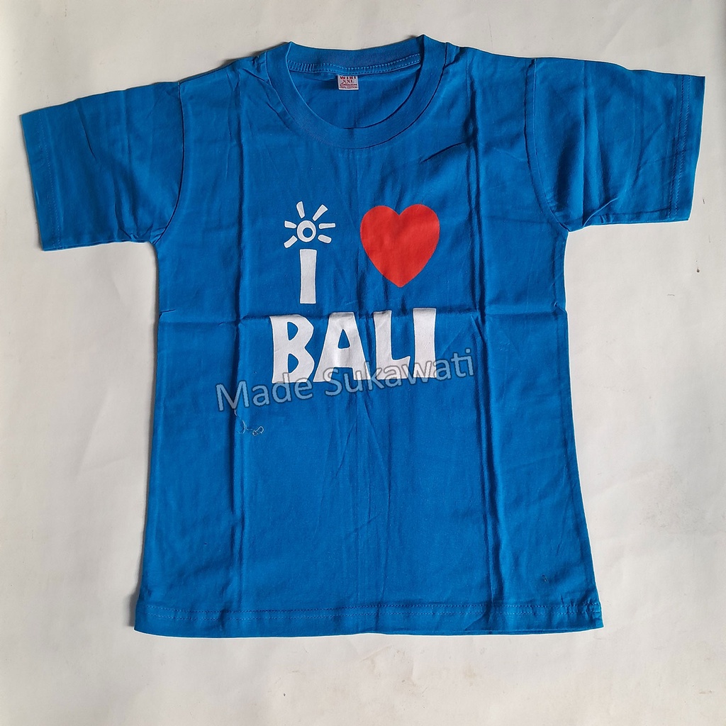 Baju kaos atasan anak cowok adem nyaman khas bali