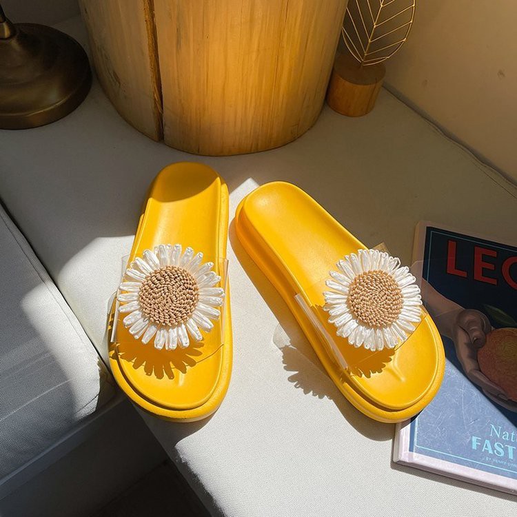 RYS - Sunflower Vintage Sandal Slipper Casual Sehari Hari - Ori Import