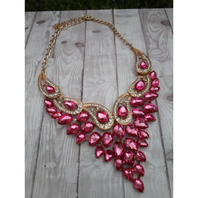 Kalung pengantin pesta perhiasan set