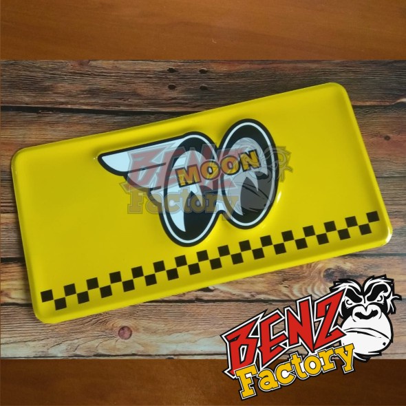 PLAT NOMOR VINTAGE MOONEYES