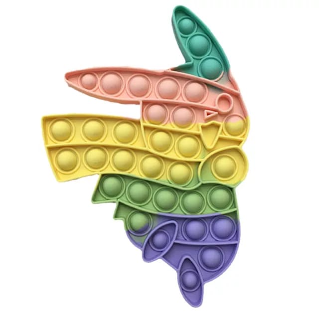 Push Bubble Fidget sensory Pop It Toy Mainan Anak untuk Penghilang Stress-Pikachu