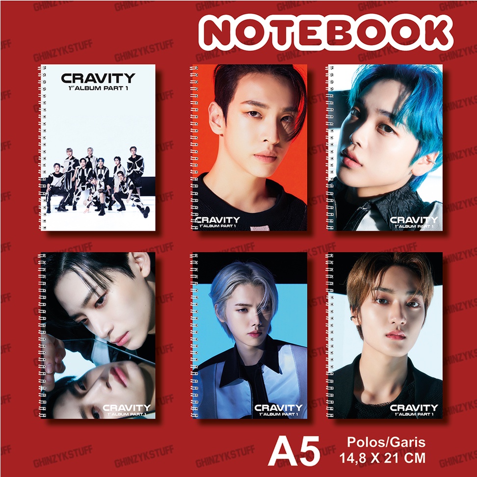 

Notebook KPOP Cravity The Awakening- Written in the Stars Concept Ukuran A5 14,6 cm x 21 cm