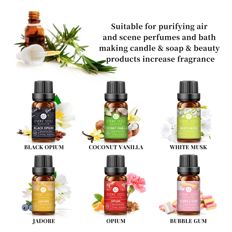 Evoke Occu - 10ml Fragrance Oil Minyak Aroma Terapi Diffuser Humidifier Natural Relax Fresh Candle Soap Bath Aromatherapy