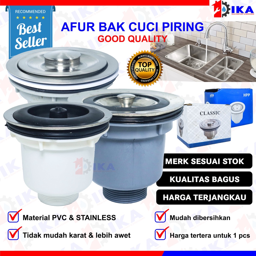 Afur Keranjang PVC Saringan Bak Cuci Piring Wastafel Sink Plastik Avur BCP VPR HPP