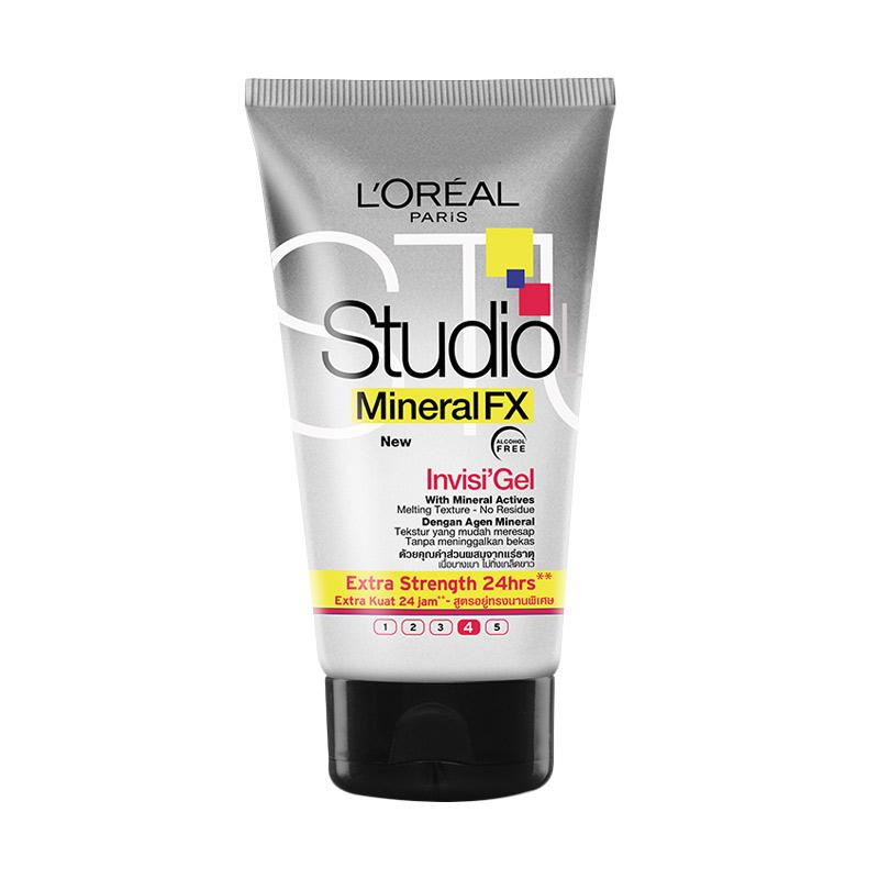 L'Oreal Paris Studio Line Mineral FX InvisiGel Extra Strength 150 ml Gel Rambut Pria Loreal