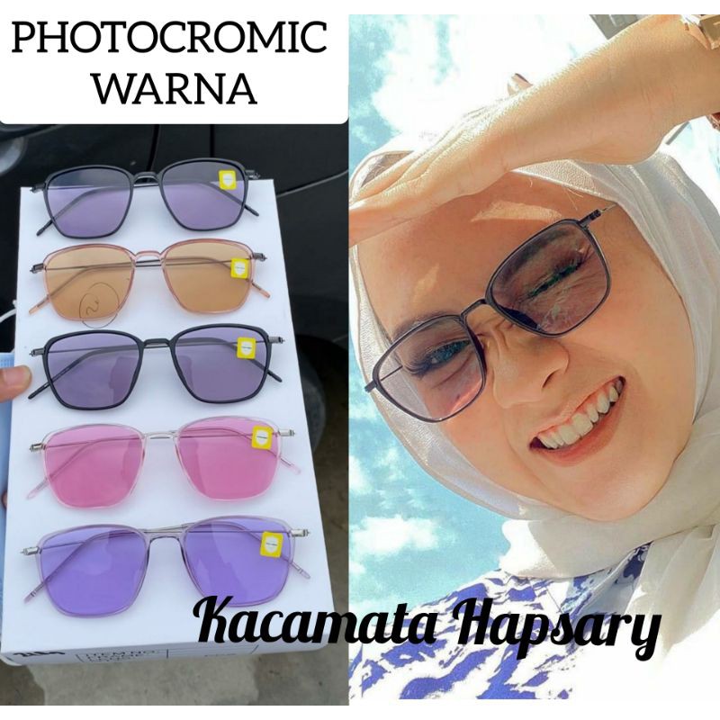 FRAME KACAMATA LENTUR 2189 + LENSA PHOTOCROMIC ANTI UV ( NORMAL ) TIDAK MINUS, ANTI RADIASI &amp; PLUS