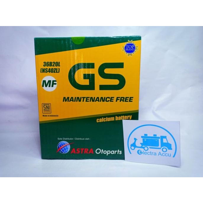 Aki Mobil Toyota Calya GS astra NS40ZL Aki Kering electra87 Kualitas Baik
