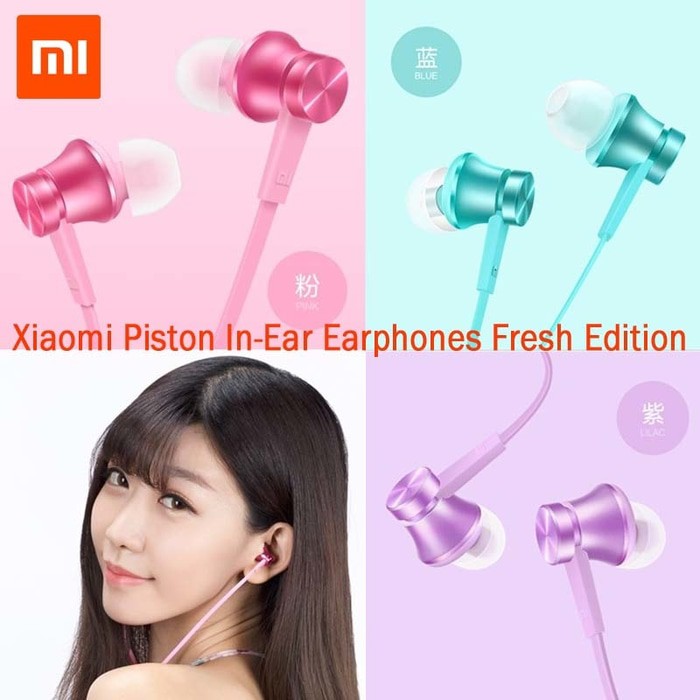 Handsfree Earphone Xiaomi Piston Fresh Edition Original Headset Mi ORI