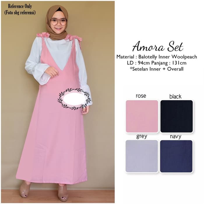 Setelan Gamis Wanita  Amora Set Balotelly