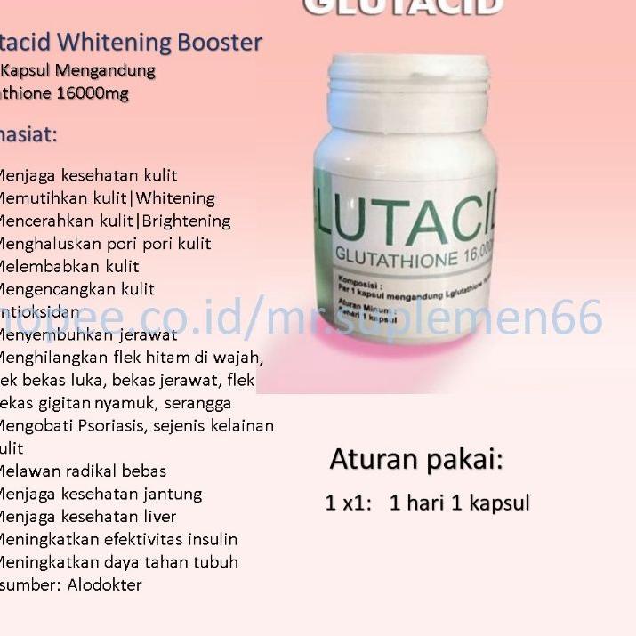 ❗Bisa COD🆕 GLUTACID Whitening 16 000 mg 100% Ori Pemutih Badan Permanen ✨🆕