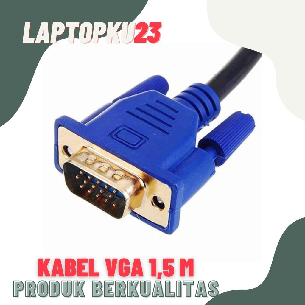 Kabel VGA 1,5 Meter / High Quality / Male to Male