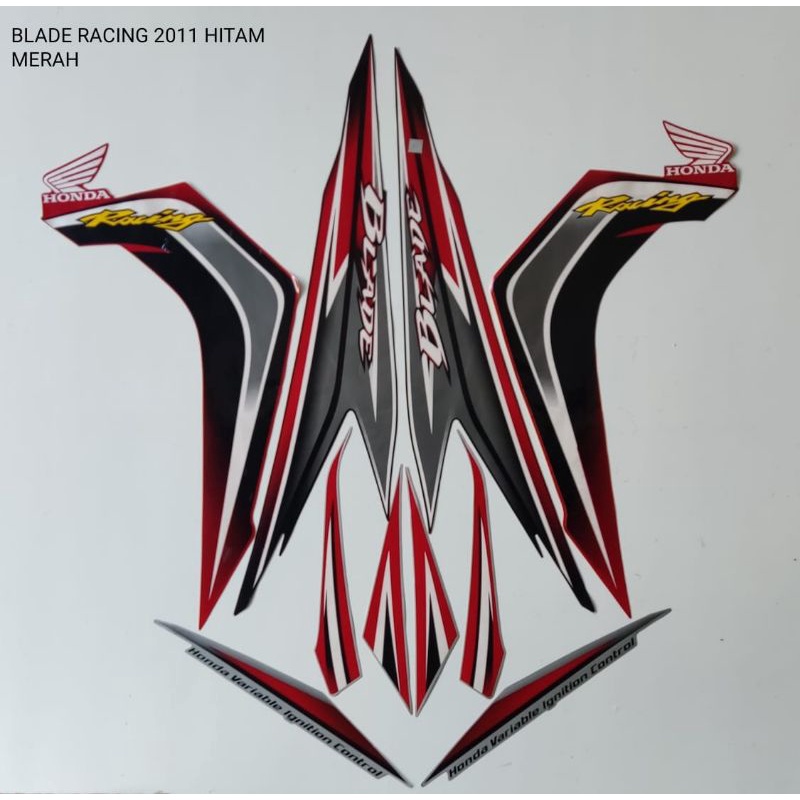 STRIPING BLADE RACING 2011 HITAM