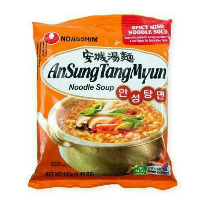 

nongshim ansung tangmyun 125 Gr halal ( MUI )