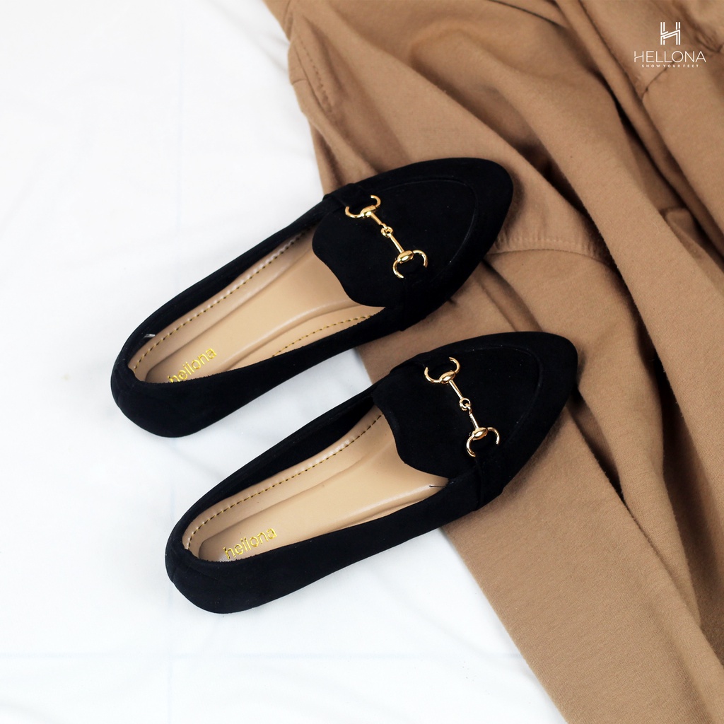 Hellona Alin Flatshoes Model Simply Sole Karet