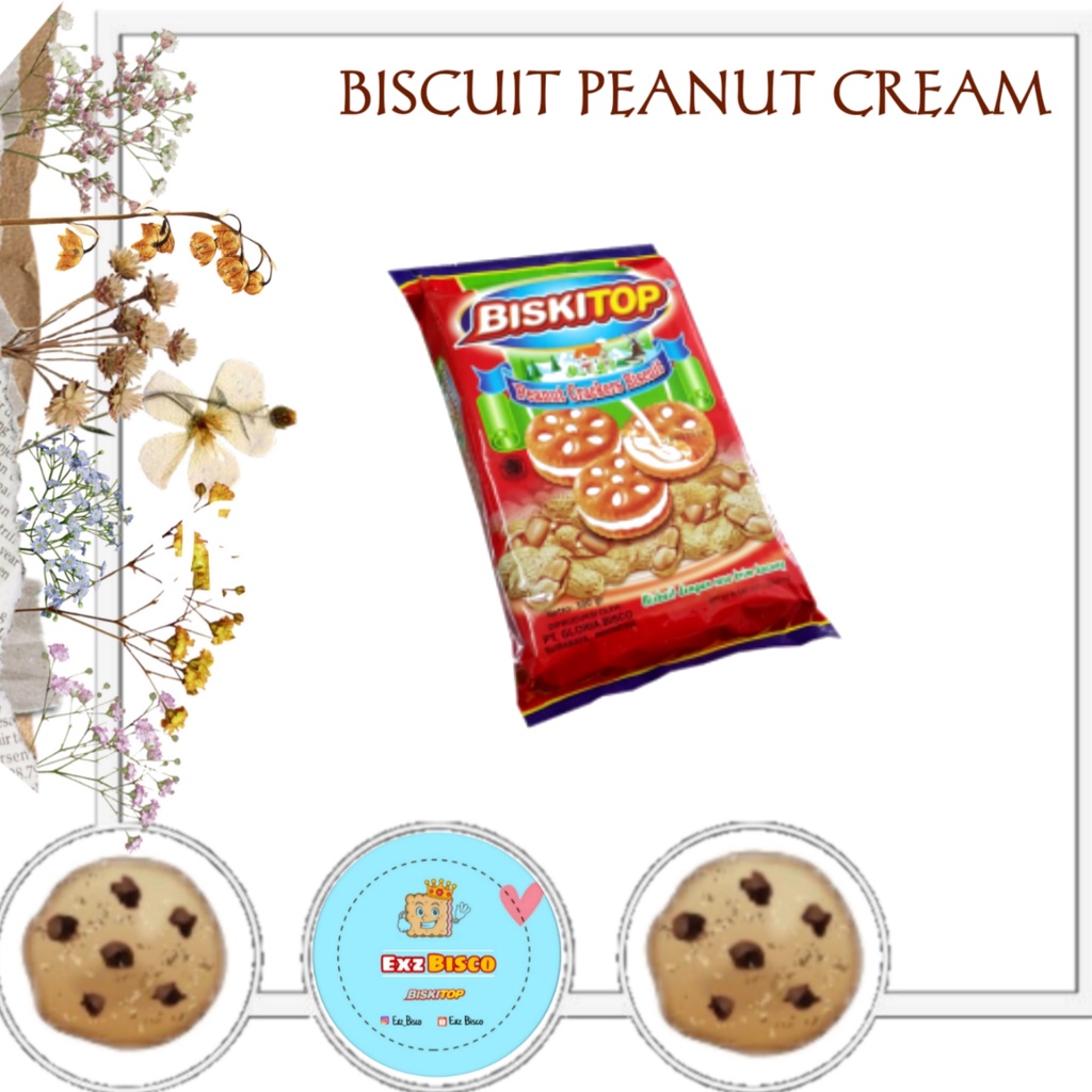 

EXZBISCO - Peanut Cream 12 300gr Biskuit Anak Dewasa Enak Renyah Biscuit Cream Kacang Terbaru Lezat