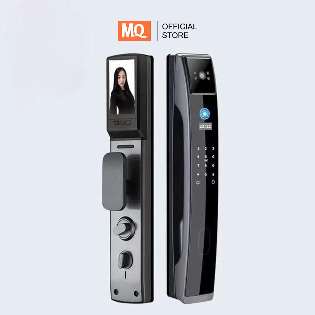 MQ  Smart Door Lock Door Lock Handle Fingerprint Waterprof - Kunci Pintu Digital