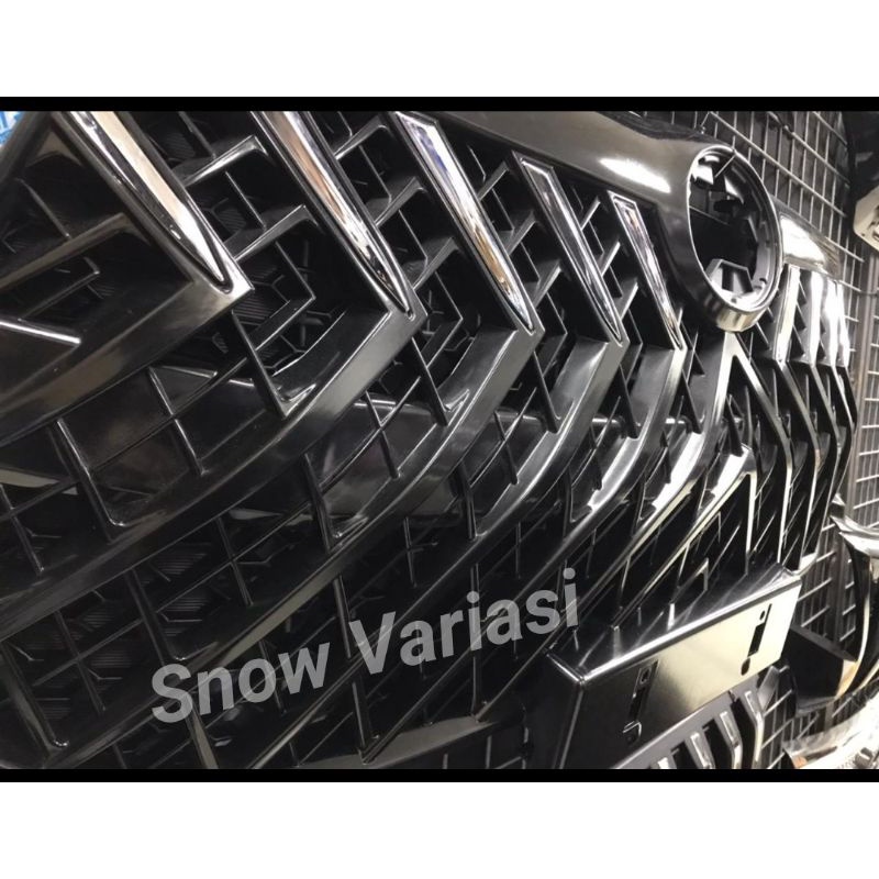 Gril Grille lexus All new innova hitam lis chrome