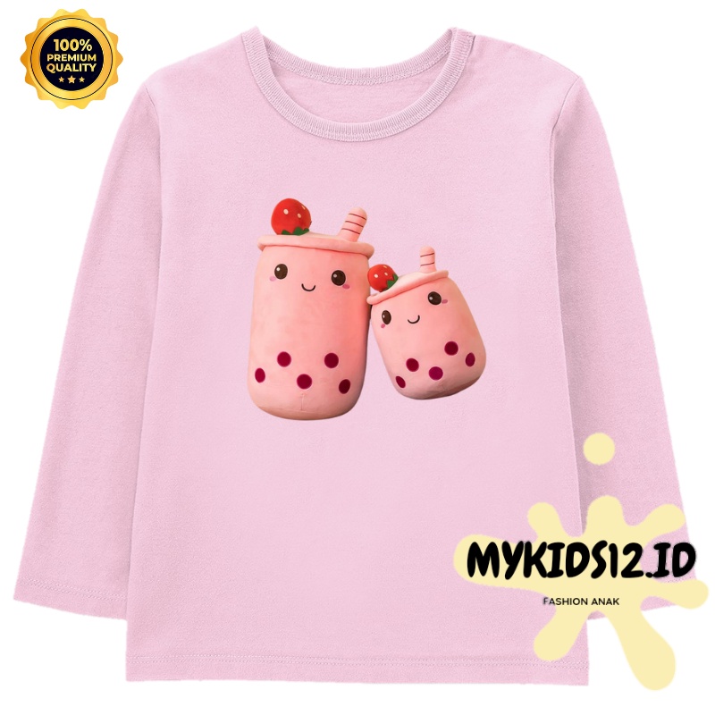 BAJU ANAK KAOS ANAK BONEKA BOBA TERBARU LENGAN PANJANG
