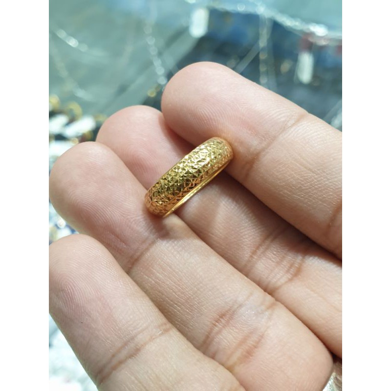cincin emas 700 bangkok ukir