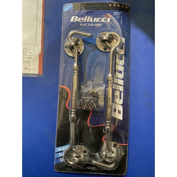 Hak Angin Bellucci | Tebal | Stainless Stell