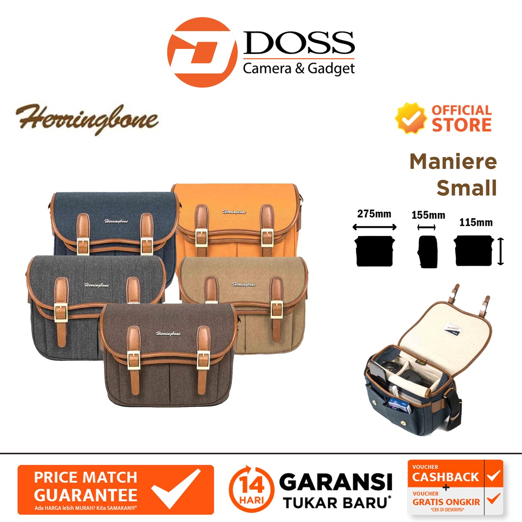 Tas Kamera Herringbone Maniere Small /Camera Bag Mirrorless
