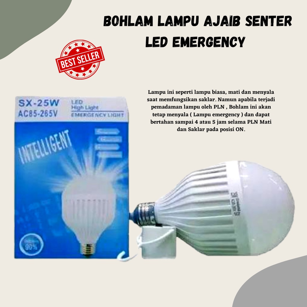 [BISA COD] PROMO MURAH! BOHLAM LAMPU BOLA AJAIB LED EMERGENCY TERANG NEW UNIK MURAH MERIAH