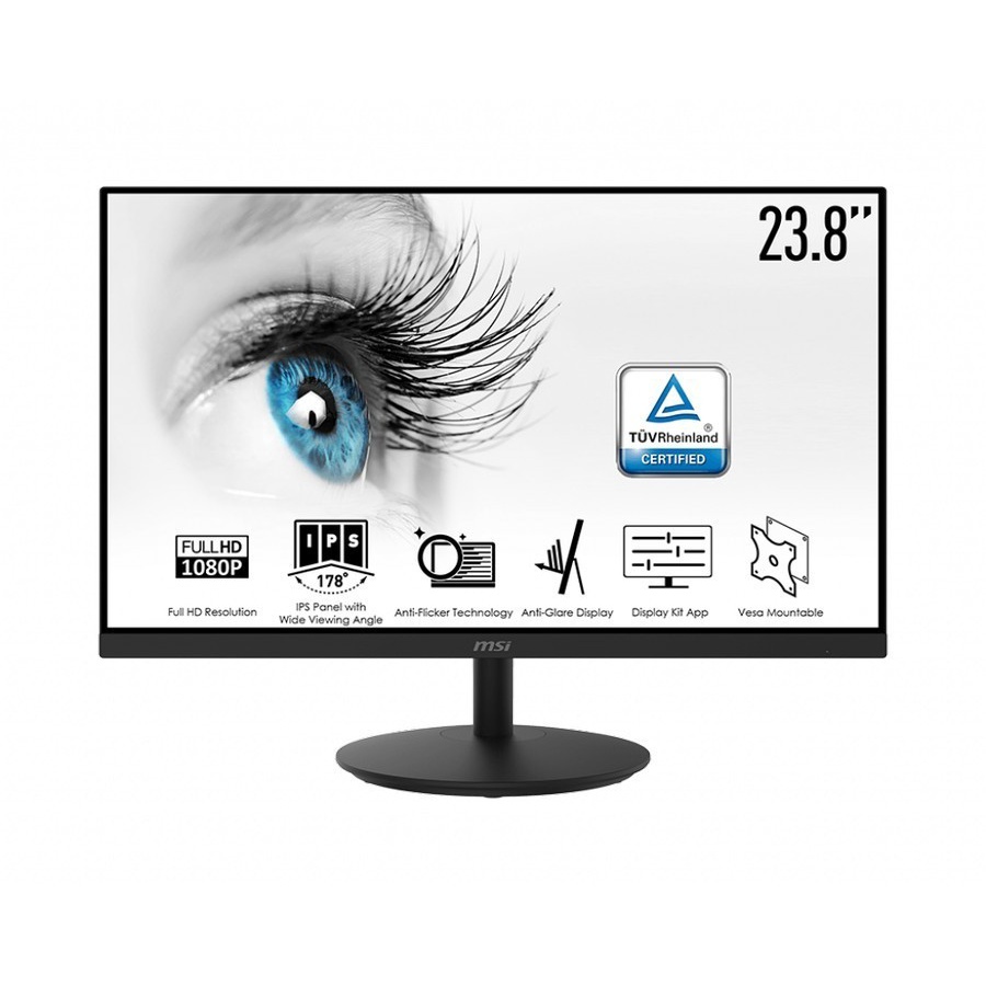 Monitor MSI PRO MP242 24&quot; 1080p IPS 75hz VGA HDMI Speaker