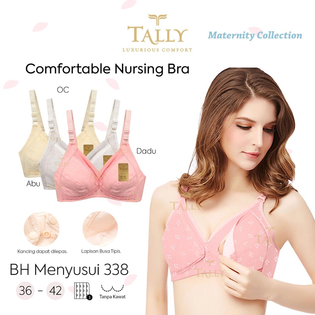 Bra BH Menyusui Nursing Bra Tally 172 / 338 BH Hamil Maternity Katun Lembut