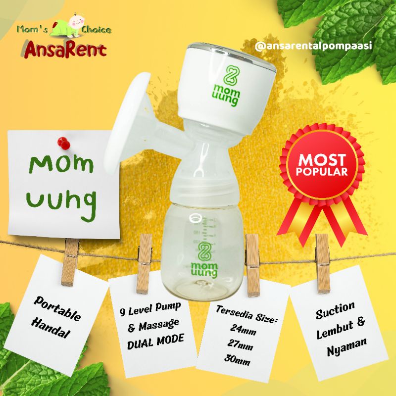 Sewa Handsfree Mom Uung Sewa Pompa asi Portable Mom Uung ISI FORM DULU