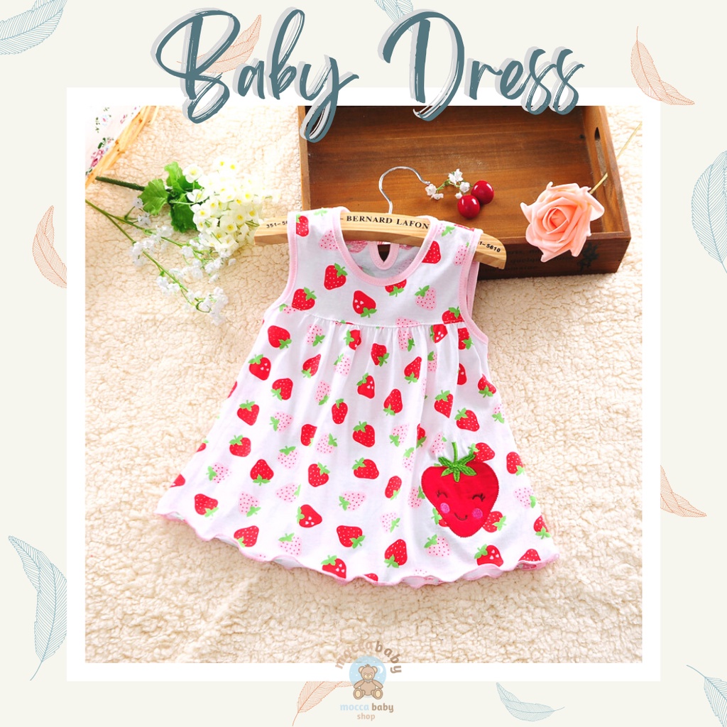 MBSS - Dress DEAR SUNNY Bayi Perempuan / Baju Bayi Cewek / Pakaian Bayi Perempuan Lucu / DS13