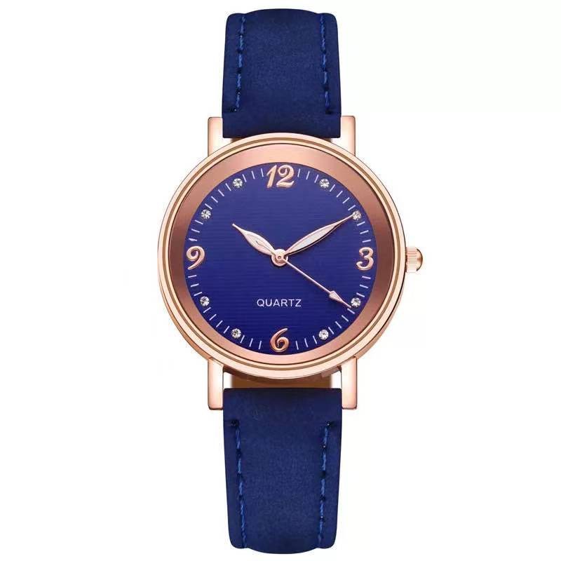 Jam Tangan Wanita Casual Analog Quartz Strap PU Fashion Korean / Jam Tangan Wanita Import