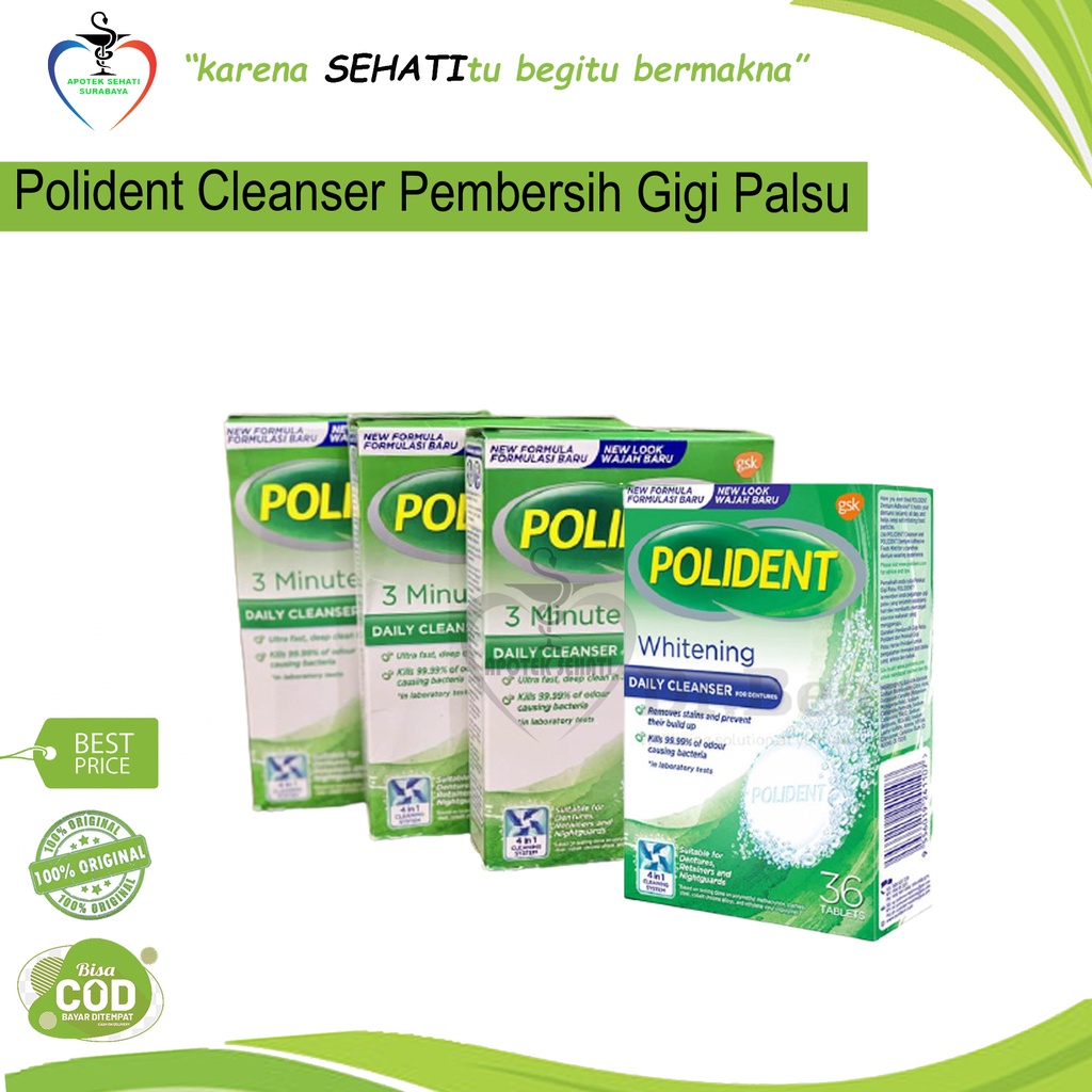 POLYDENT POLIDENT 20GR LEM GIGI PALSU PEREKAT GIGI TIRUAN