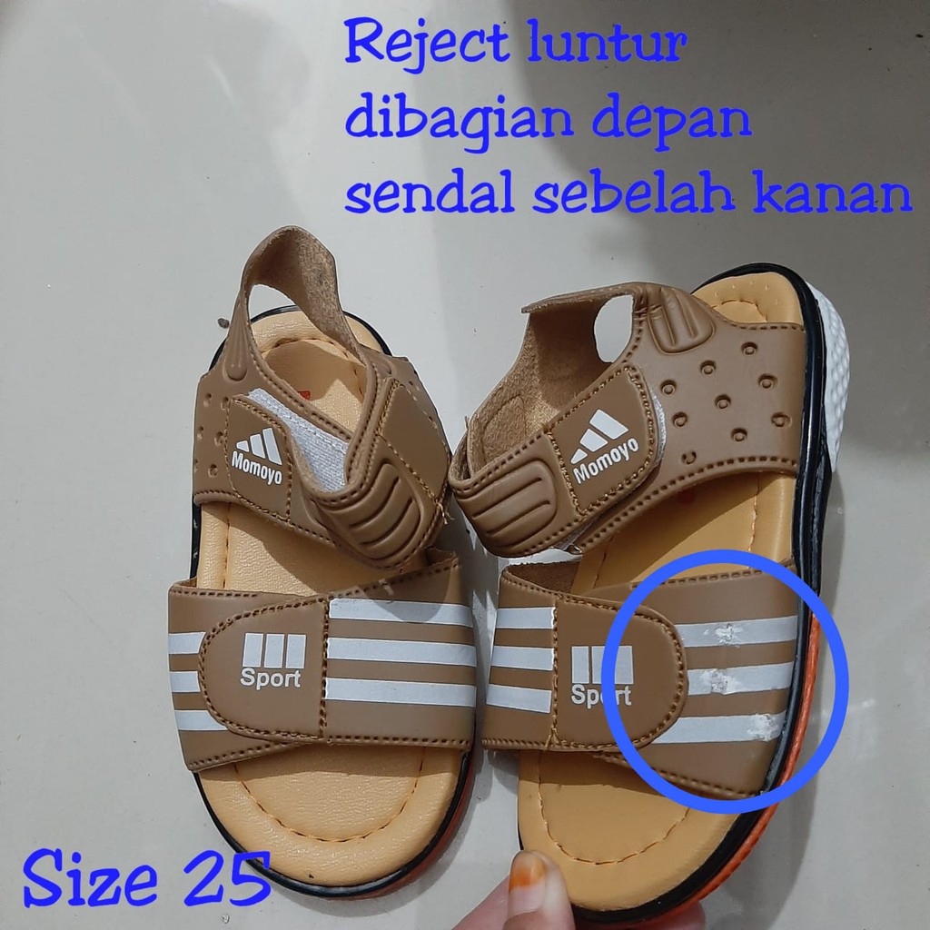 Sepatu Sendal Anak Cewek Cowok Usia 1 2 3 Tahun REJECT Layak Pakai Murah [SENDAL REJECT]