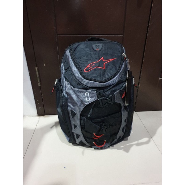 Tas Ransel Alpin Vader 2 Hitam List Abu