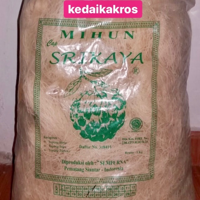 

Mihun Putih Cap Srikaya 5 KG - Medan